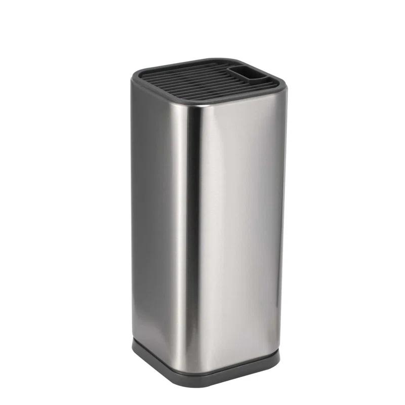 Dura Living Dura Living Universal Knife Block Holder, Stainless Steel Organizer, Space-Saving Storage Stand