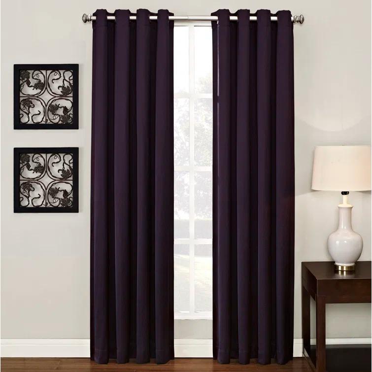 Style Decor Ashton Room Darkening Curtain Single Panel