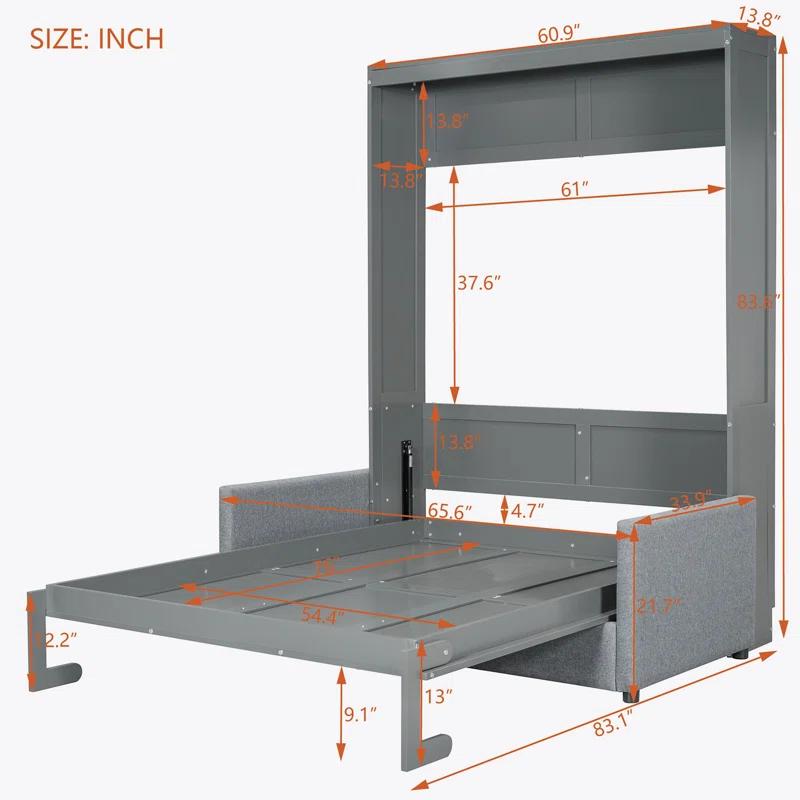 Farm on table Murphy Bed Wall Bed with Cushion
