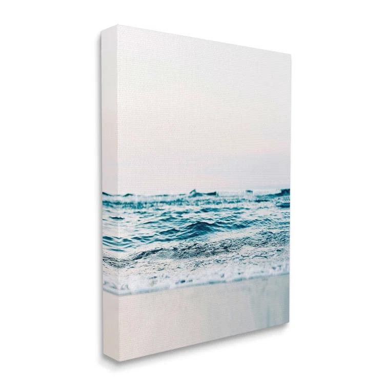 Stupell Industries " Ocean Waves On Shore " by Sisi And Seb