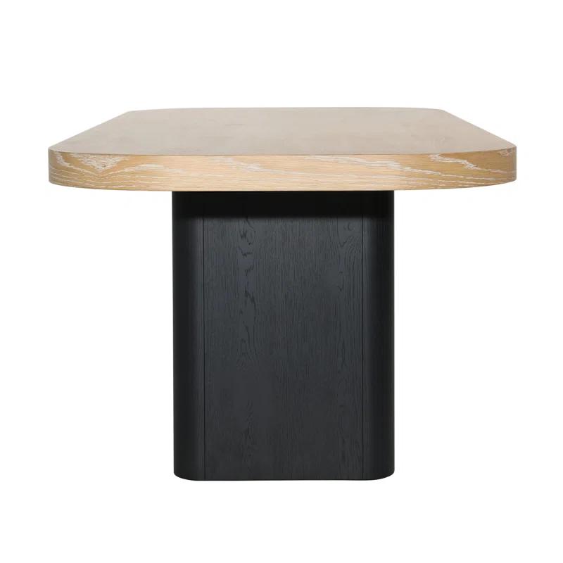 Noor 95'' Natural Sungkai Wood Dining Table