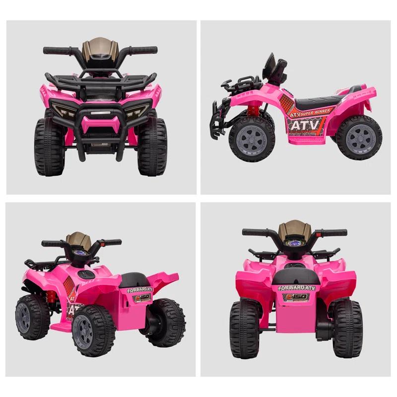 Aosom Aosom 6 Volt 1 Seater All-Terrain Vehicles Battery Powered Ride On