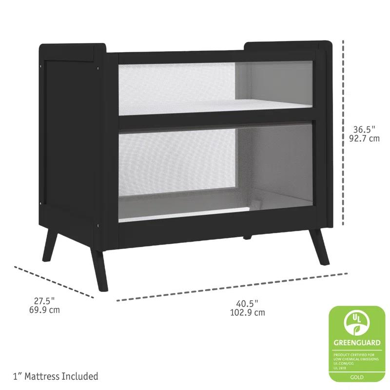 BreathableBaby Breathable Mesh 2-in-1 Mini Crib, Greenguard Gold Certified & Reviews | Wayfair