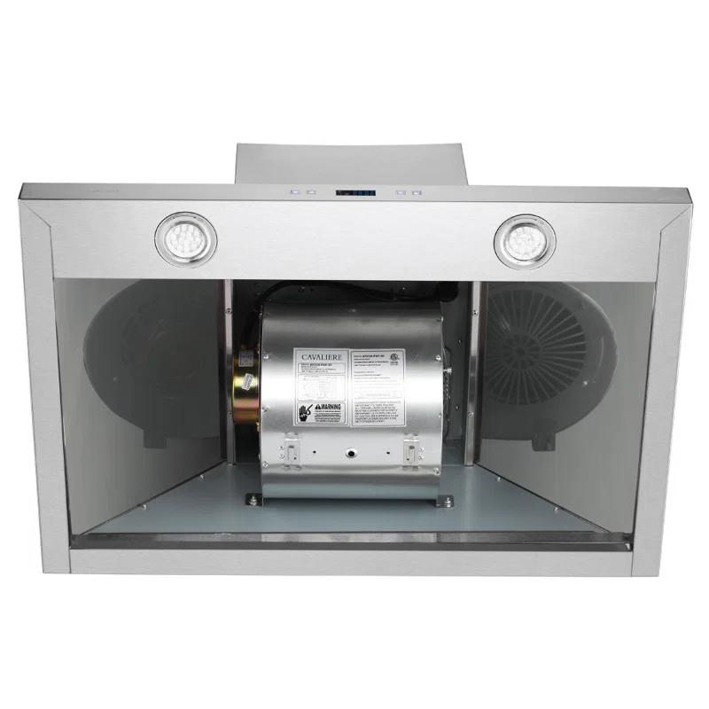 Cavaliere Cavaliere 30" Stainless Steel 462 CFM Ducted (Vented) Wall Range Hood with Baffle Filter