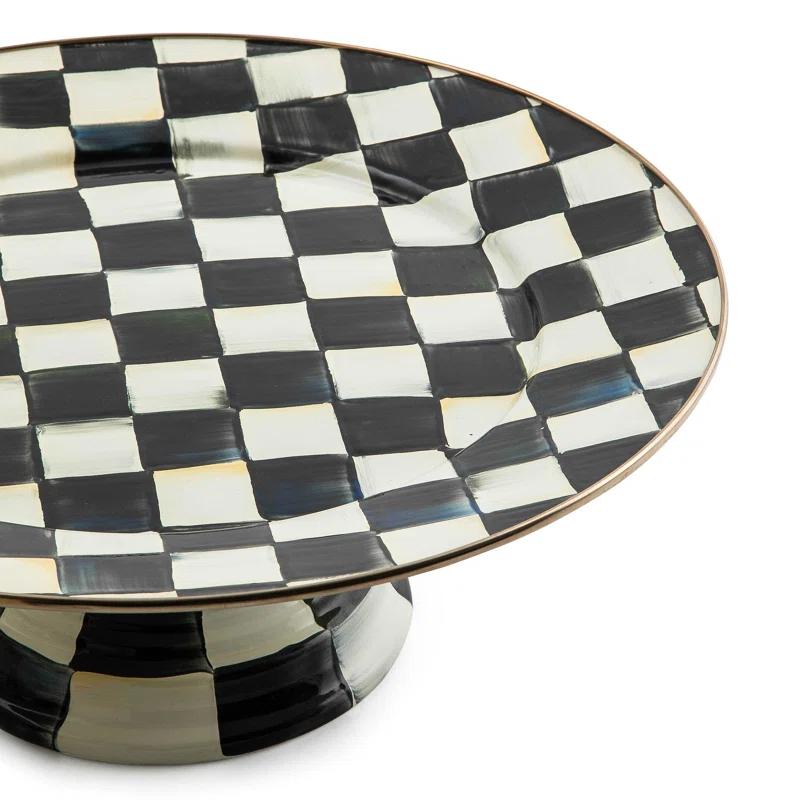 MacKenzie-Childs Courtly Check® Pedestal Platter