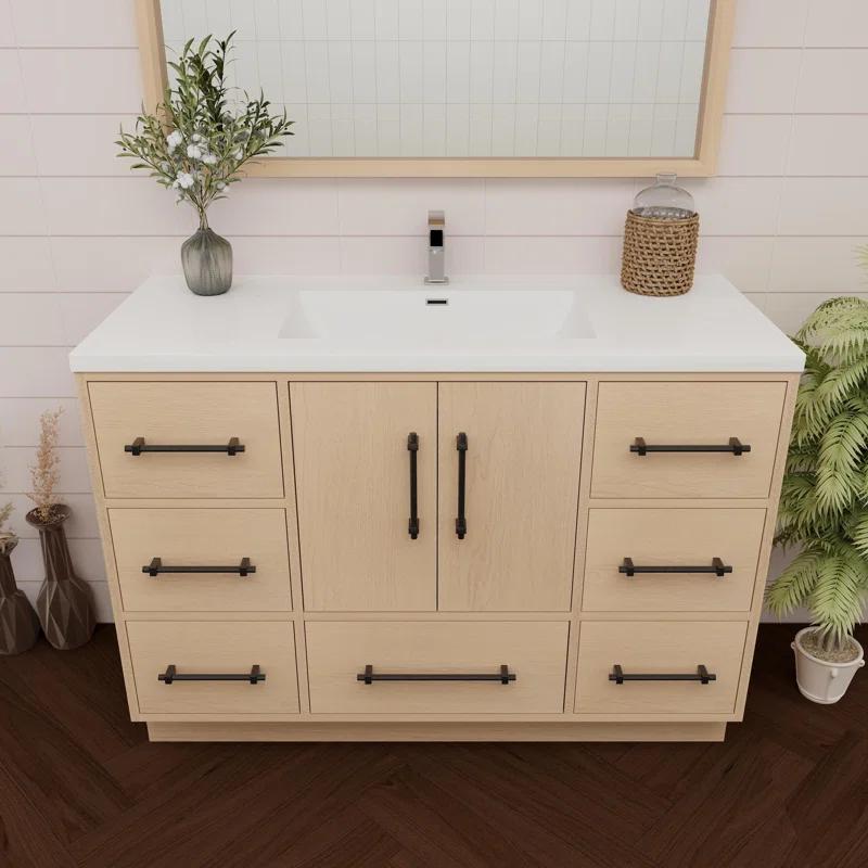 MEBO Victoria 47.2'' Single Bathroom Vanity with Acrylic Top