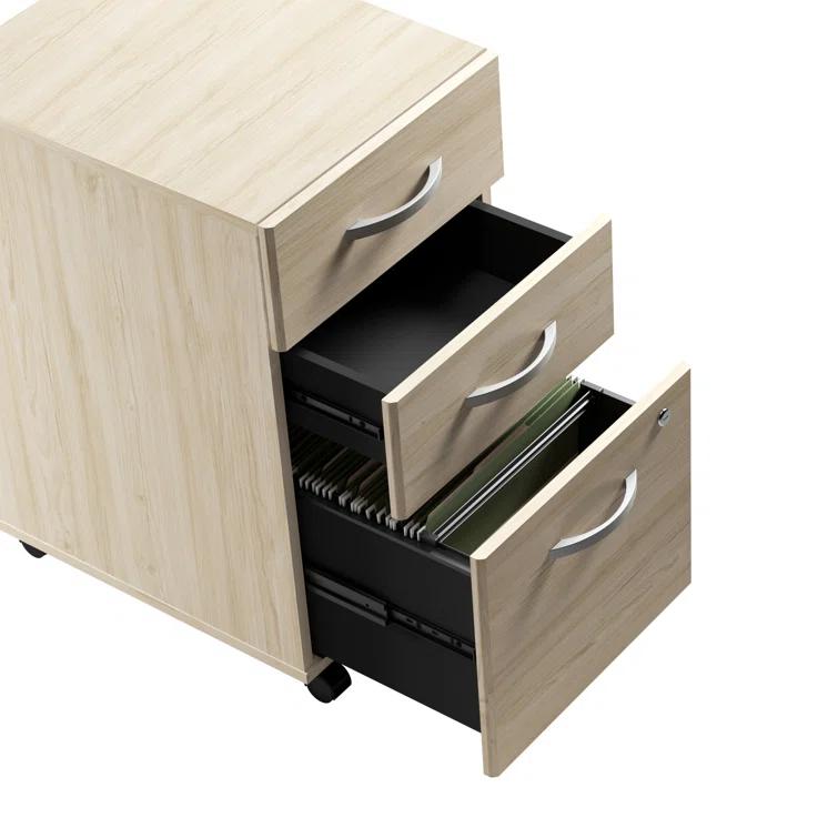 Bush Business Furniture Arrive 16'' Wide 3 -Drawer Mobile File Cabinet