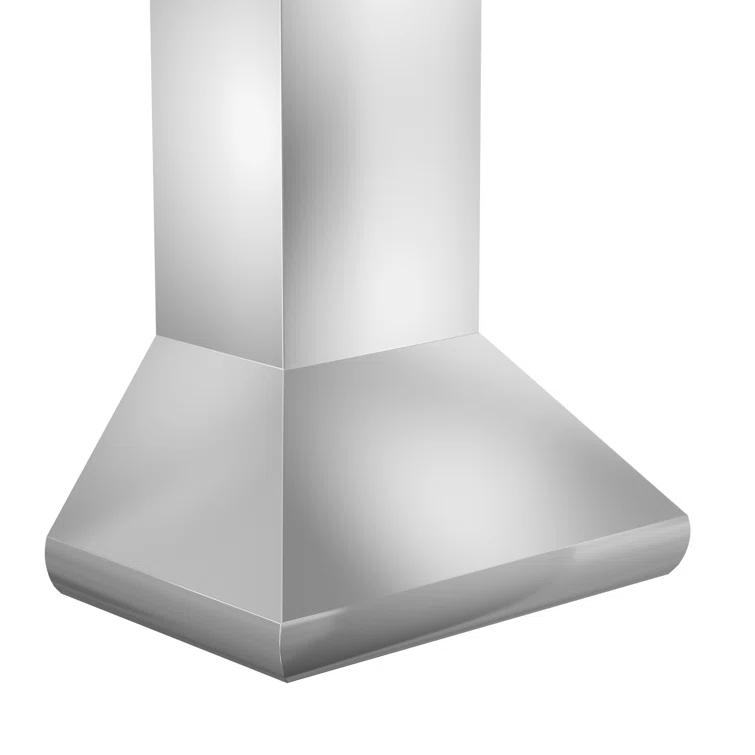 ZLINE ZLINE 36 in. Designer Series Satin Stainless Steel Convertible Vent Wall Mount Range Hood 8KBS-36