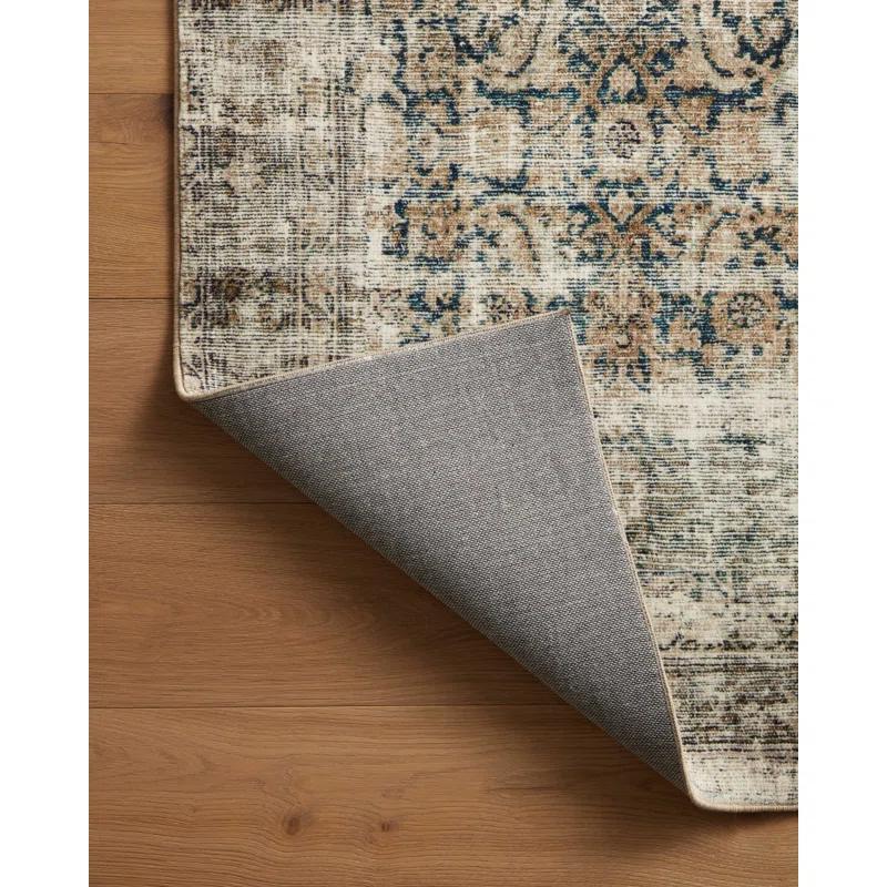 Amber Lewis x Loloi Morgan Navy / Sand Area Rug feat. CloudPile