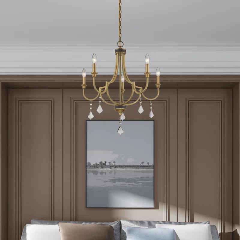 Dedric 5 - Light Dimmable Classic / Traditional Chandelier