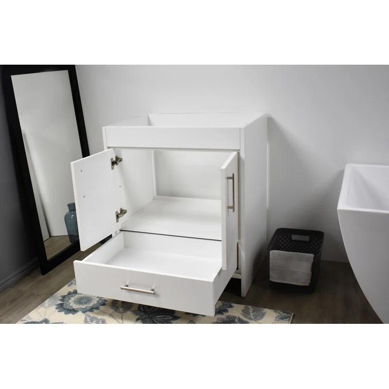 Capri 24 in. W x 22 in. D x 34 in. H Single Sink Bath Vanity Cabinet without Top