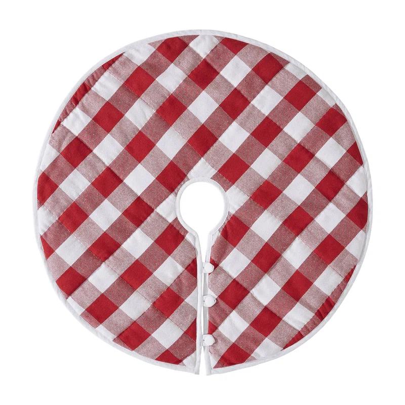 Plaid Cotton Tree Skirt
