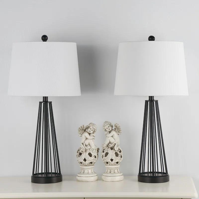 Everly Quinn Donnybrook Metal Table Lamp (Set of 2)