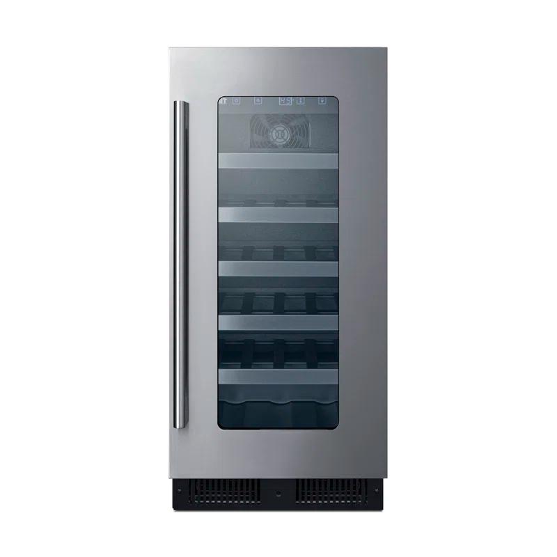 Summit Appliance Summit Appliance Single Zone 14.75'' 23 Bottle Wine Refrigerator with Reversible Door