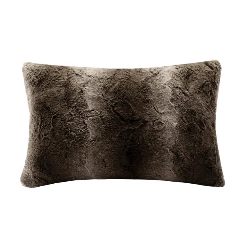 Madison Park Zuri Faux Fur Comforter Set
