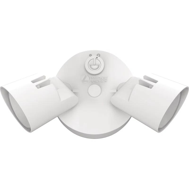 Lithonia Lighting 2 - Head Hardwired Dusk to Dawn Outdoor Security Flood Light