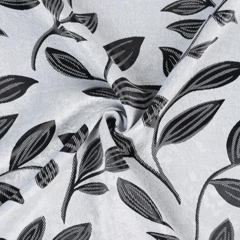 Modern Bohemian Leaves Polyester Machine Washable Room Darkening Blackout Curtains by Superior (Set of 2)