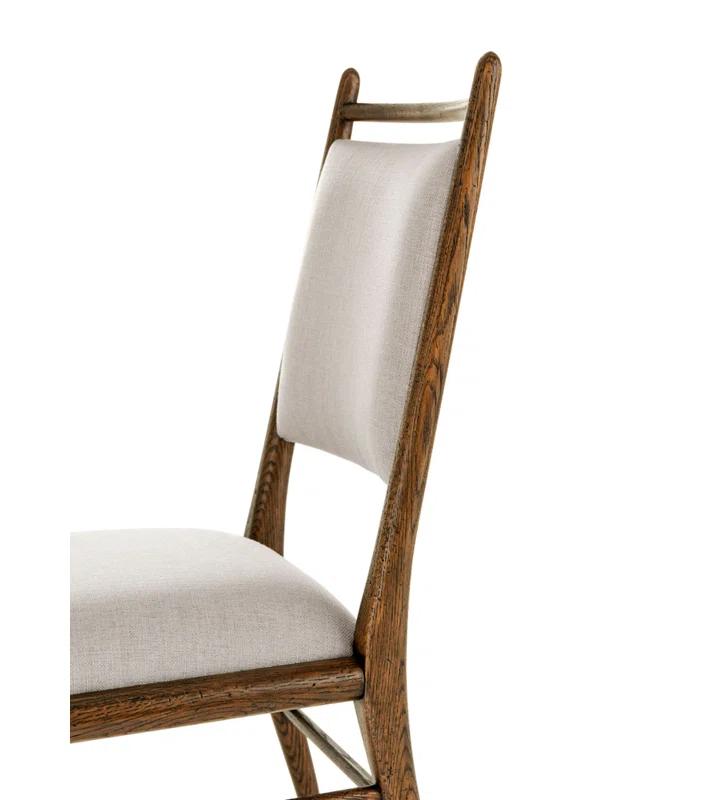 Nova 19.25'' H Upholstered Oak Side Chair