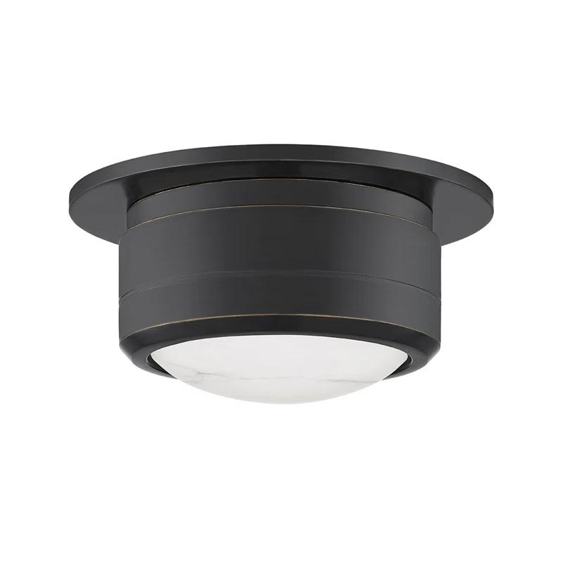 Jin Flush Mount Light - Antique Bronze / Small