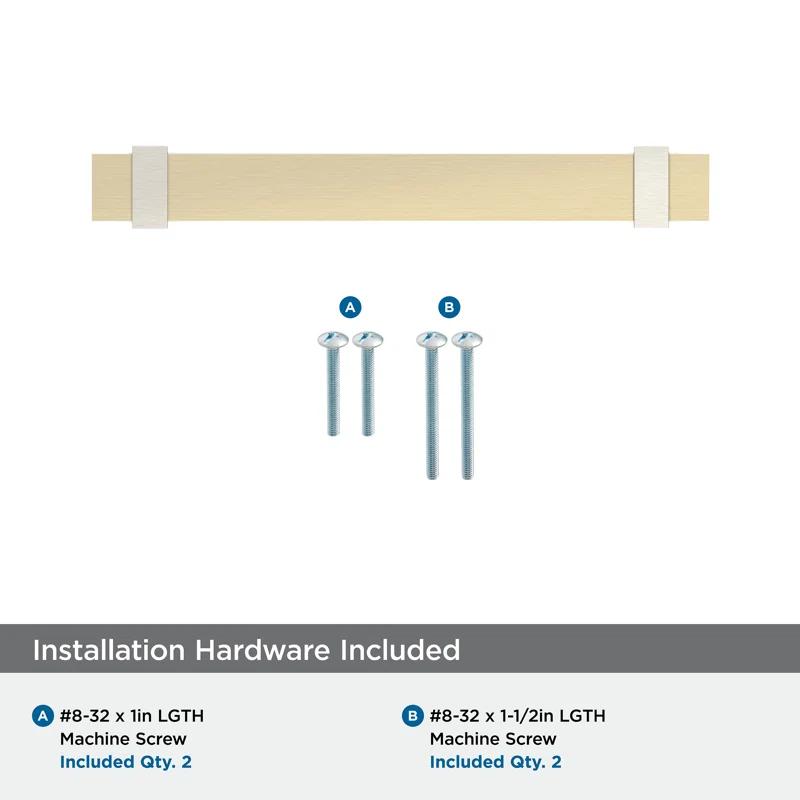 Amerock Overton 5-1/16 inch (128mm) Center-to-Center