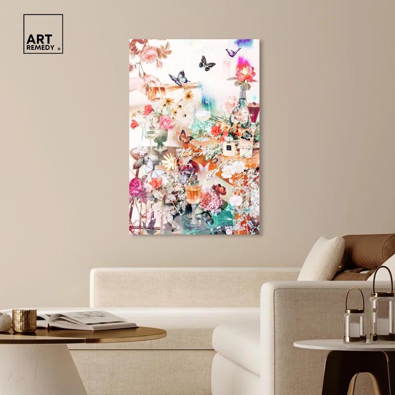 Art Remedy Bohemian Rhapsody Canvas Butterfly Art Prints by Art Remedy