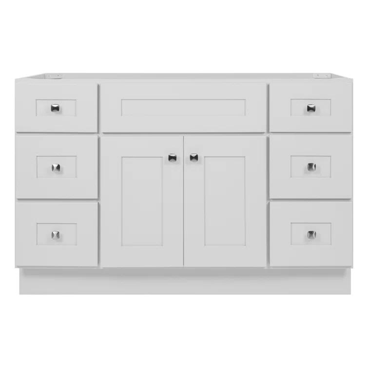 Design House Brookings 48 Inch Bathroom Vanity, Ready to Assemble, Solid Wood, Sherwin Williams – Design House, 599001-