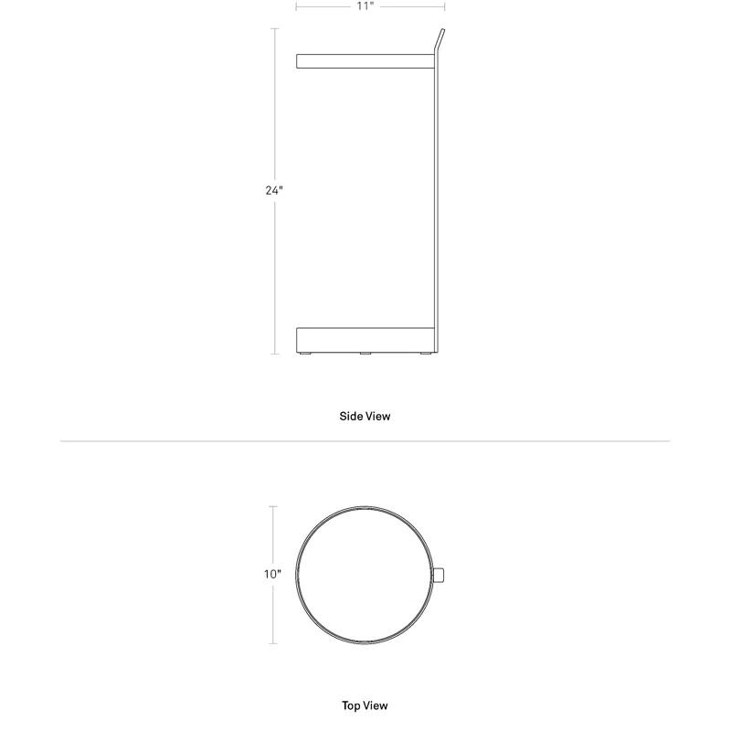 Blu Dot Pitter Steel Freestanding Umbrella Stand