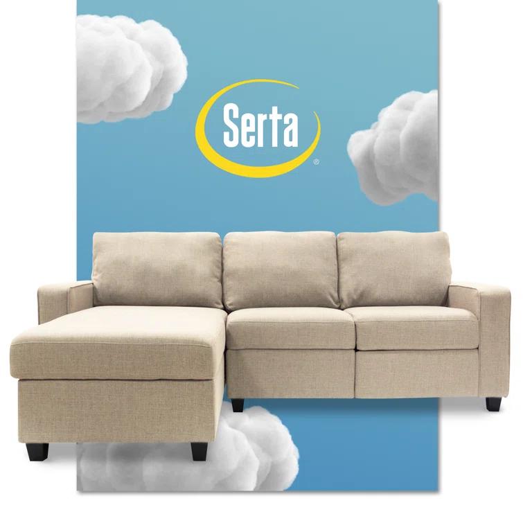 Serta Palisades Reclining Sectional Sofa with Storage Chaise