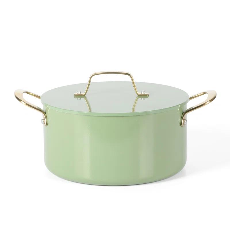 Martha Stewart Galway 10 Piece Aluminum Cookware Set w/Alum Lid