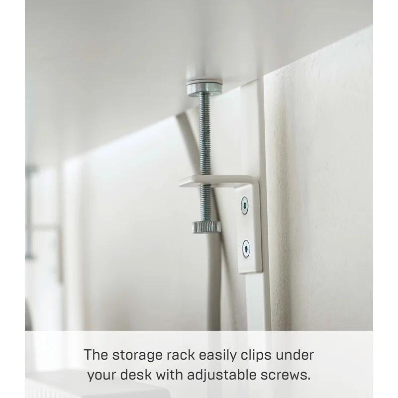 Yamazaki Home Under-Desk Cable & Router Storage Rack, Steel