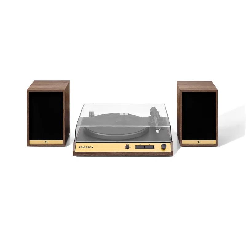 2 - Speed Turntable Decorative Record Player with Bluetooth