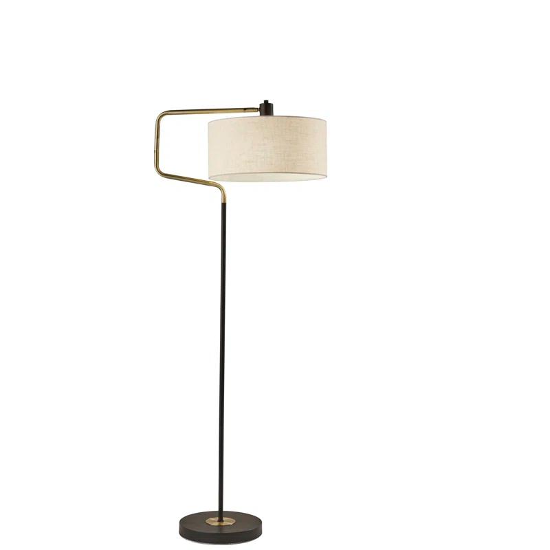 Wenham 57'' Swing Arm Floor Lamp