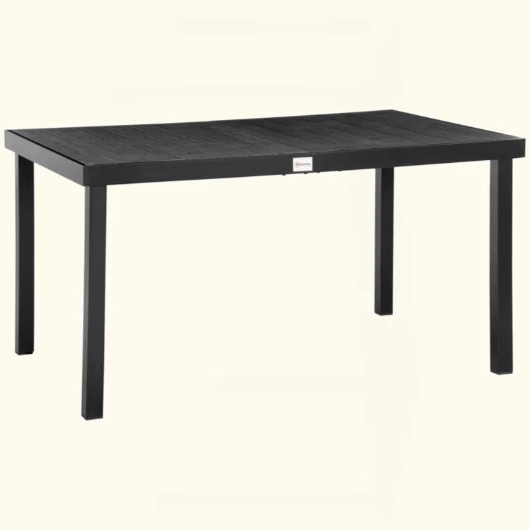 Outsunny Rectangular Outdoor Dining Table