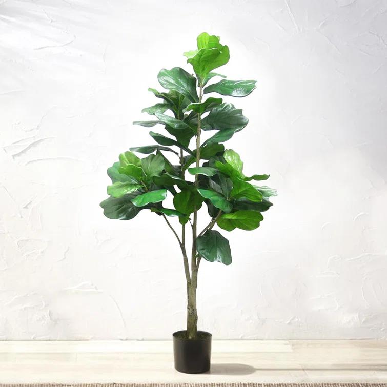 Faux Fiddle Leaf Fig Plant in Pot