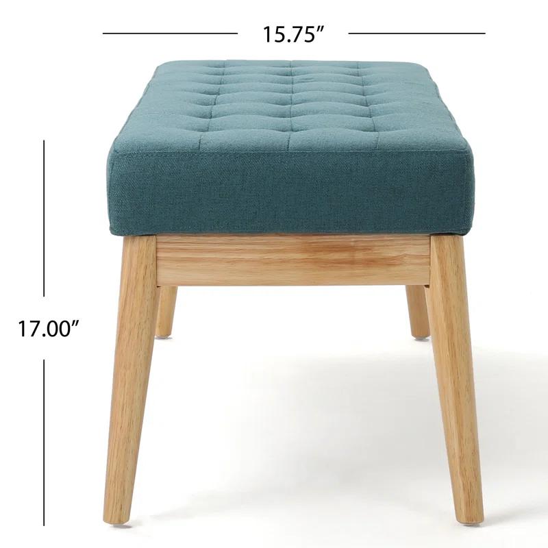 George Oliver Babbs Fabric Upholstered Bench