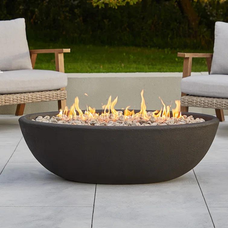 Fernanda Fire Bowl - Shale / Oval