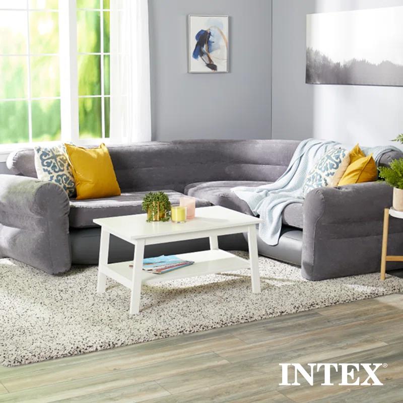 Intex 101" Wide Right Hand Facing Corner Inflatable Sectional Sofa & Reviews | Wayfair
