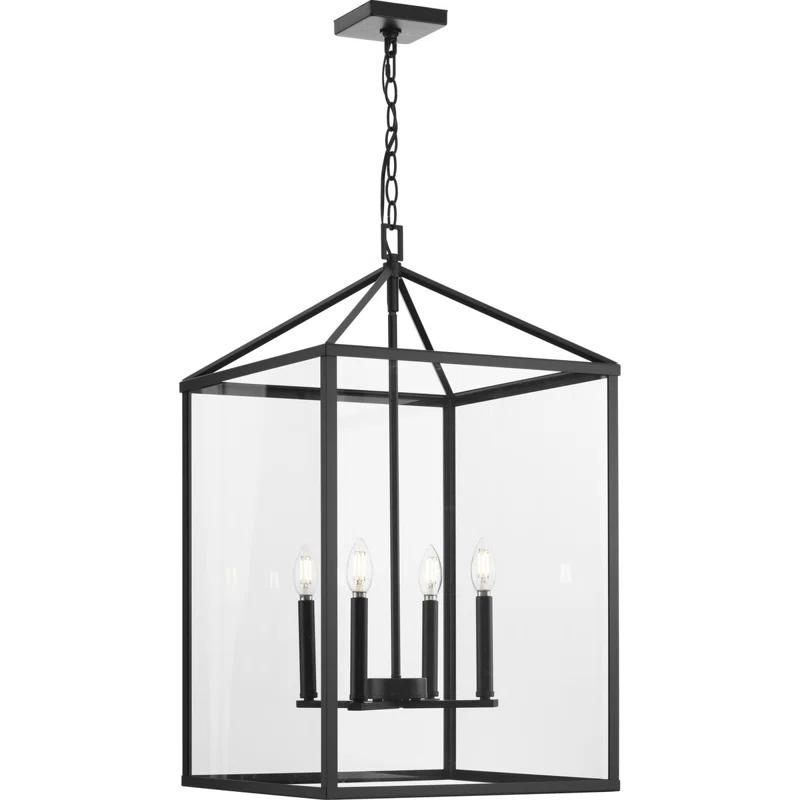 Hillcrest 4 - Light Dimmable Square / Rectangle Chandelier