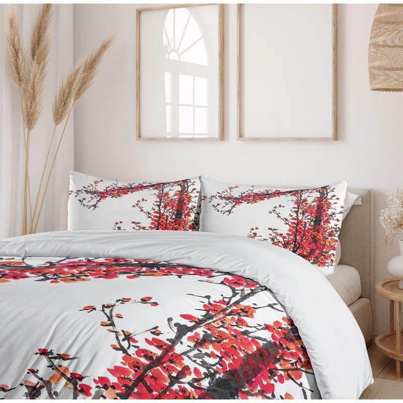 Ambesonne Japanese Duvet Cover Set | Wayfair