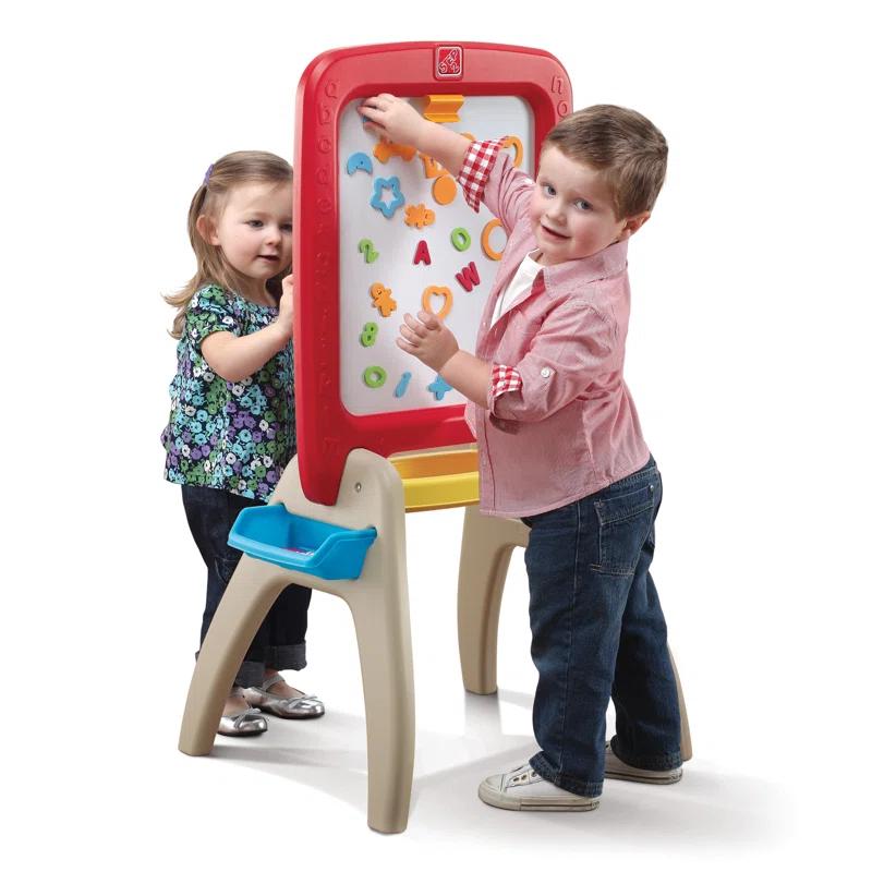 Step2 Step2 All Around Red Easel for Two Folding Board Easel