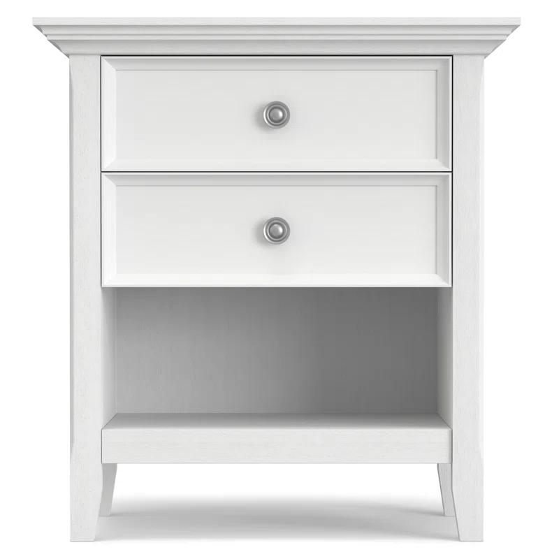 Simpli Home Amherst 24'' W Solid Wood Nightstand