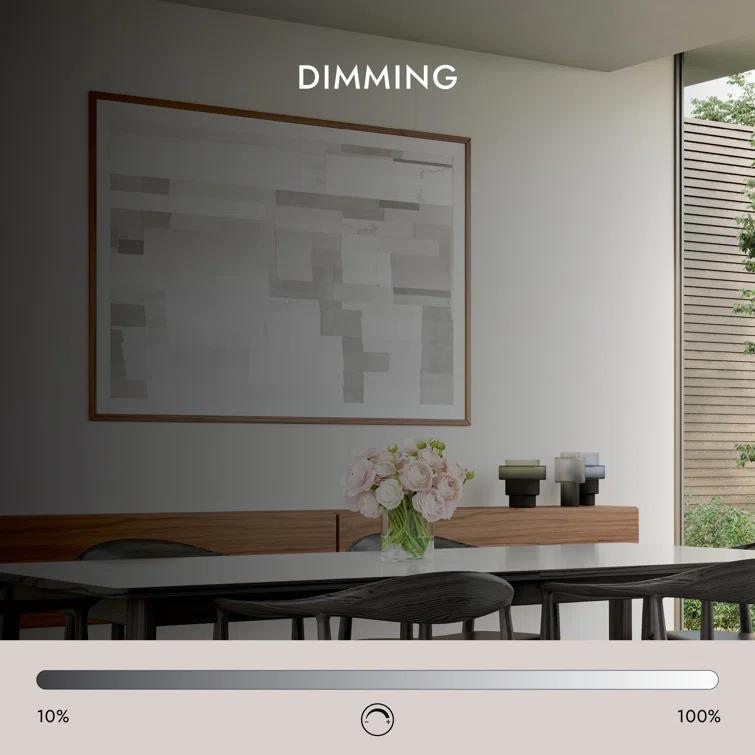 Alora Lighting Blanco Glass LED Flush Mount