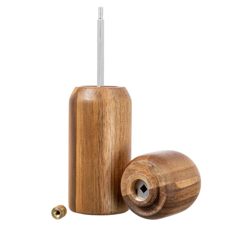 Creative Co-Op Modern Wood Salt And Pepper Mill,