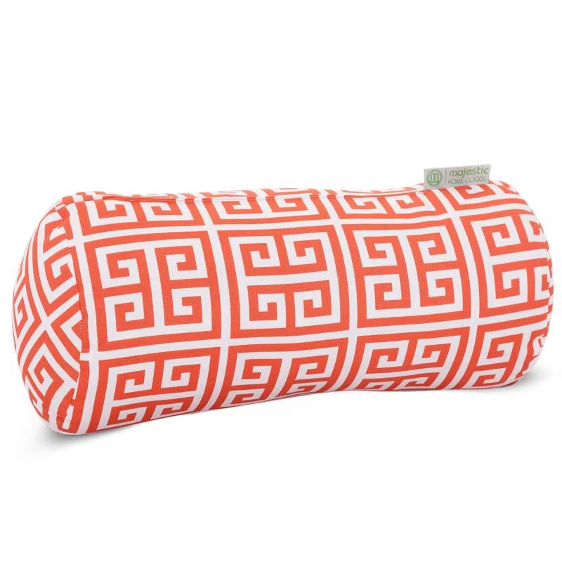 Majestic Home Goods Towers Geometric Indoor/Outdoor Reversible Throw Pillow