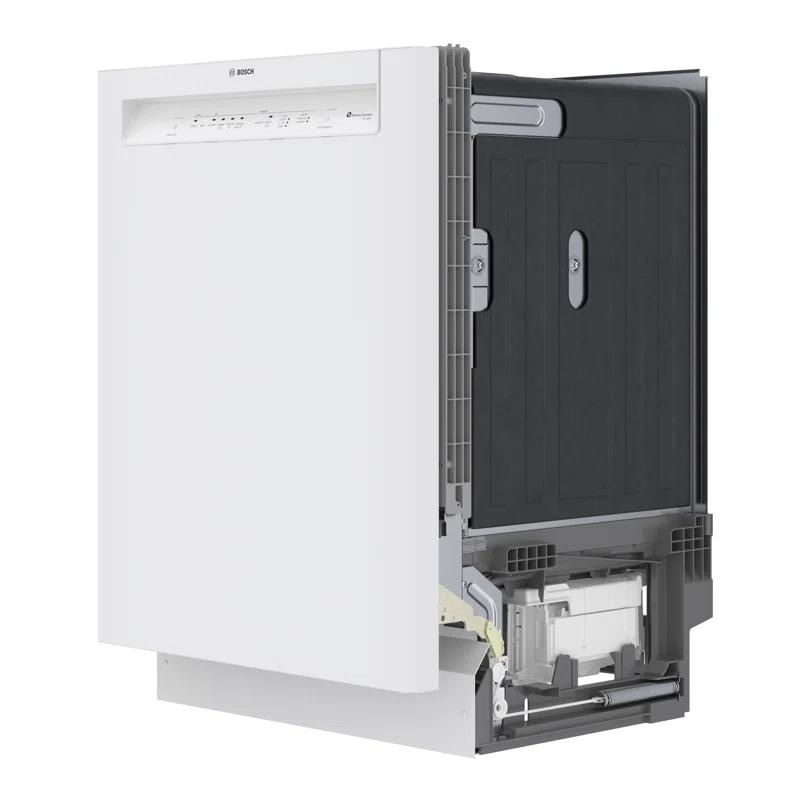 Bosch 800 Series 24" Front Control Built-In Dishwasher with Hybrid Tub SHE3AEM2N
