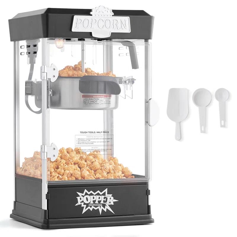 Stellweilan Tessberg Popcorn Popper Machine Tabletop Popcorn Maker 480W 4 Oz | Wayfair