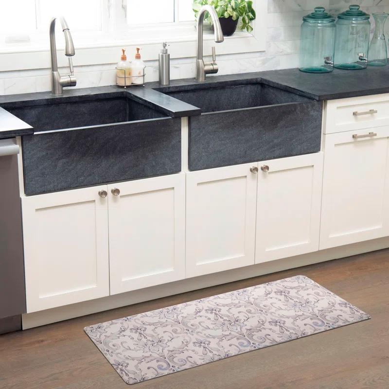 SoHome Cozy Living Watercolor Damask Anti-Fatigue Mat