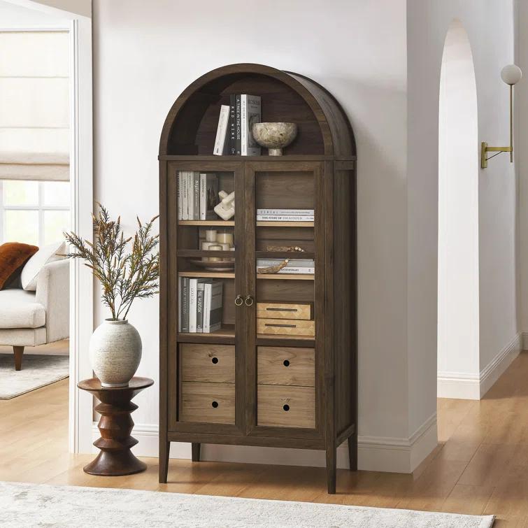 Modway Nolan Tall Arched Storage Display Cabinet