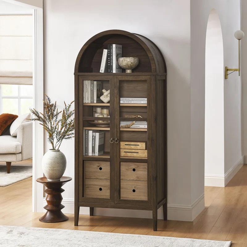 Modway Nolan Tall Arched Storage Display Cabinet