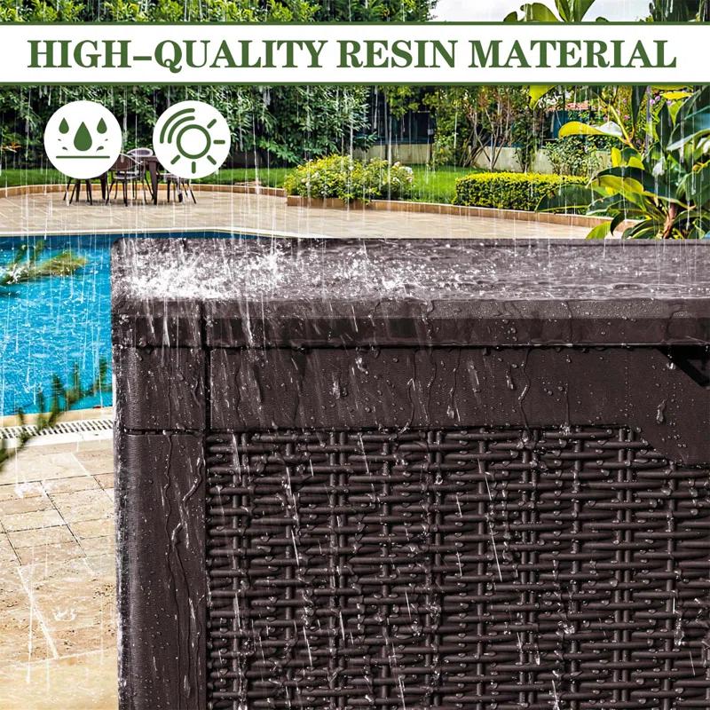 FLOORING CENTER LLC 100 Gallon Resin Deck Box